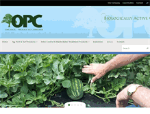 Tablet Screenshot of organicpro.com